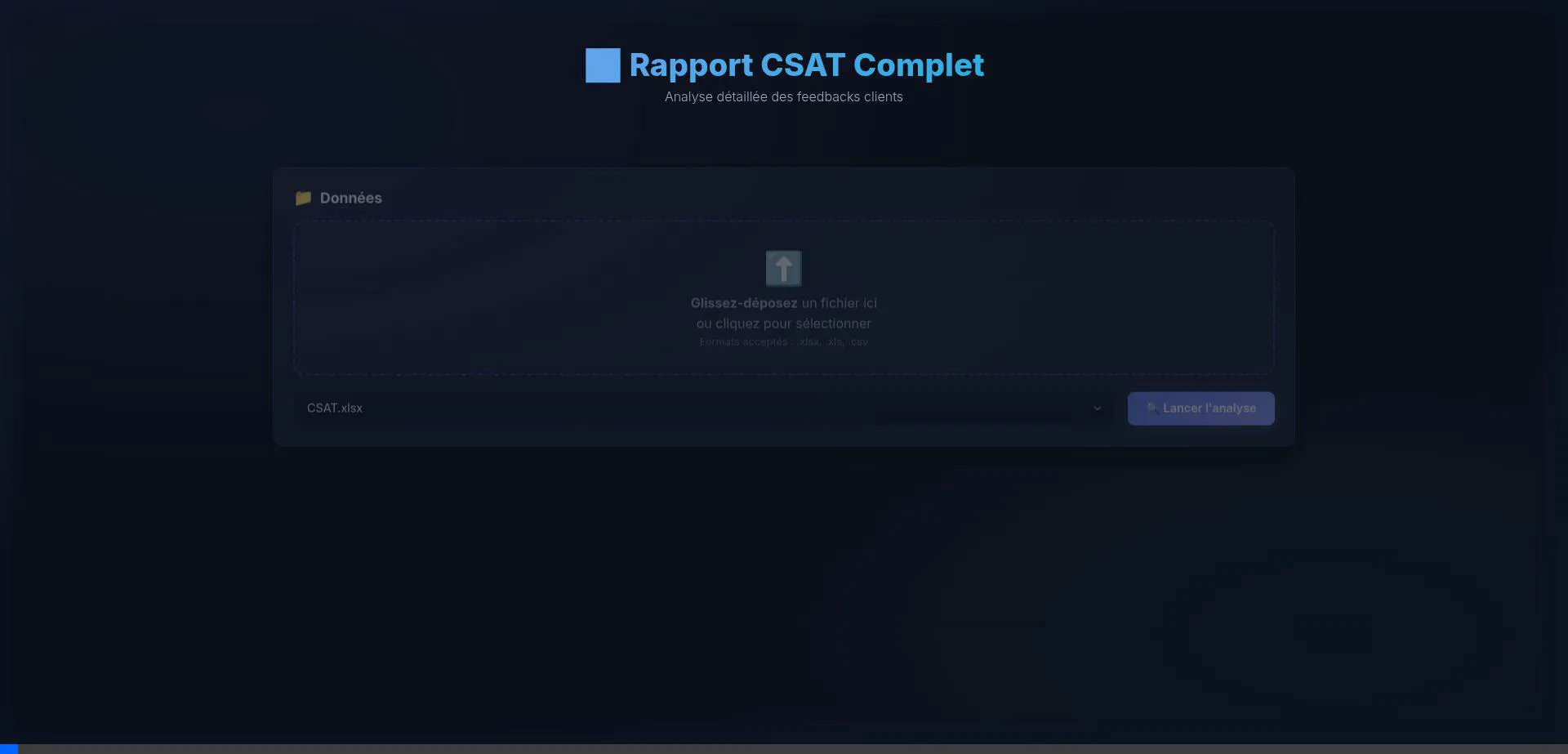 Démonstration CSAT Analyzer